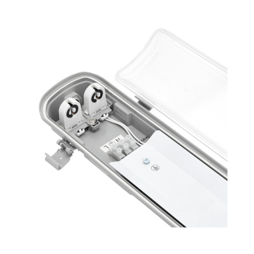 Lámpara fluorescente de alta resistencia HERMIC T8 2xG13/18W/230V IP65