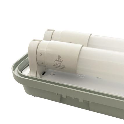Lámpara fluorescente de alta resistencia T8 2xG13/18W/230V IP65 126 cm