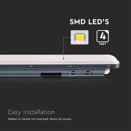Lámpara fluorescente LED de alta resistencia X-SERIES LED/36W/230V 6500K IP65 120 cm