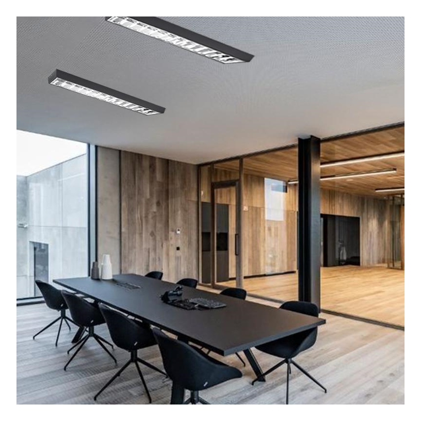 Lámpara fluorescente T8 2xG13/18W/230V 120 cm negro