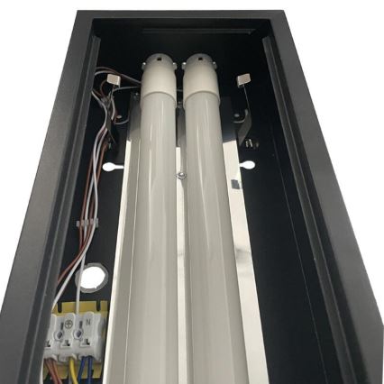 Lámpara fluorescente T8 2xG13/18W/230V 120 cm negro