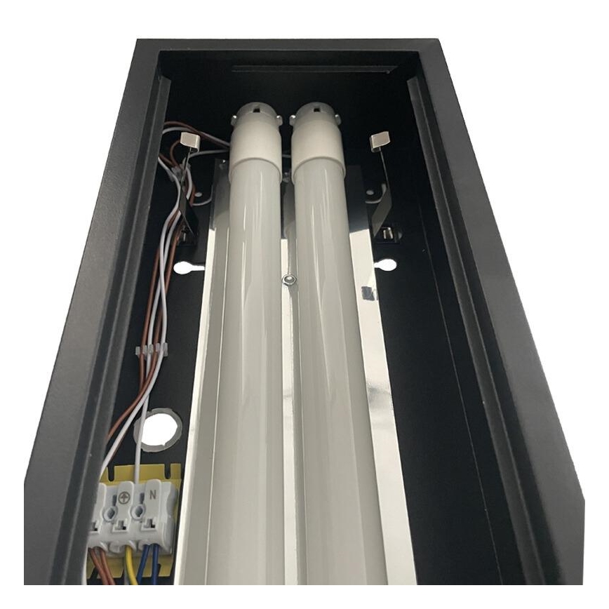 Lámpara fluorescente T8 2xG13/18W/230V 120 cm negro