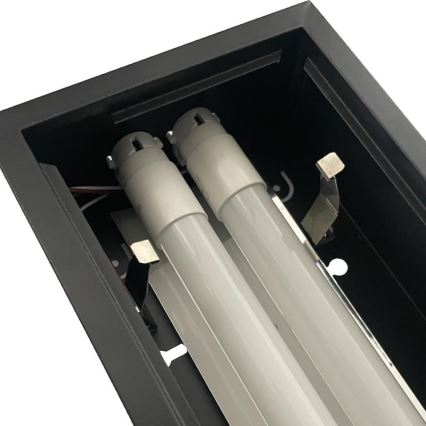 Lámpara fluorescente T8 2xG13/18W/230V 120 cm negro