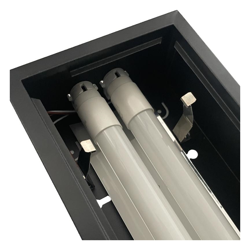 Lámpara fluorescente T8 2xG13/18W/230V 120 cm negro