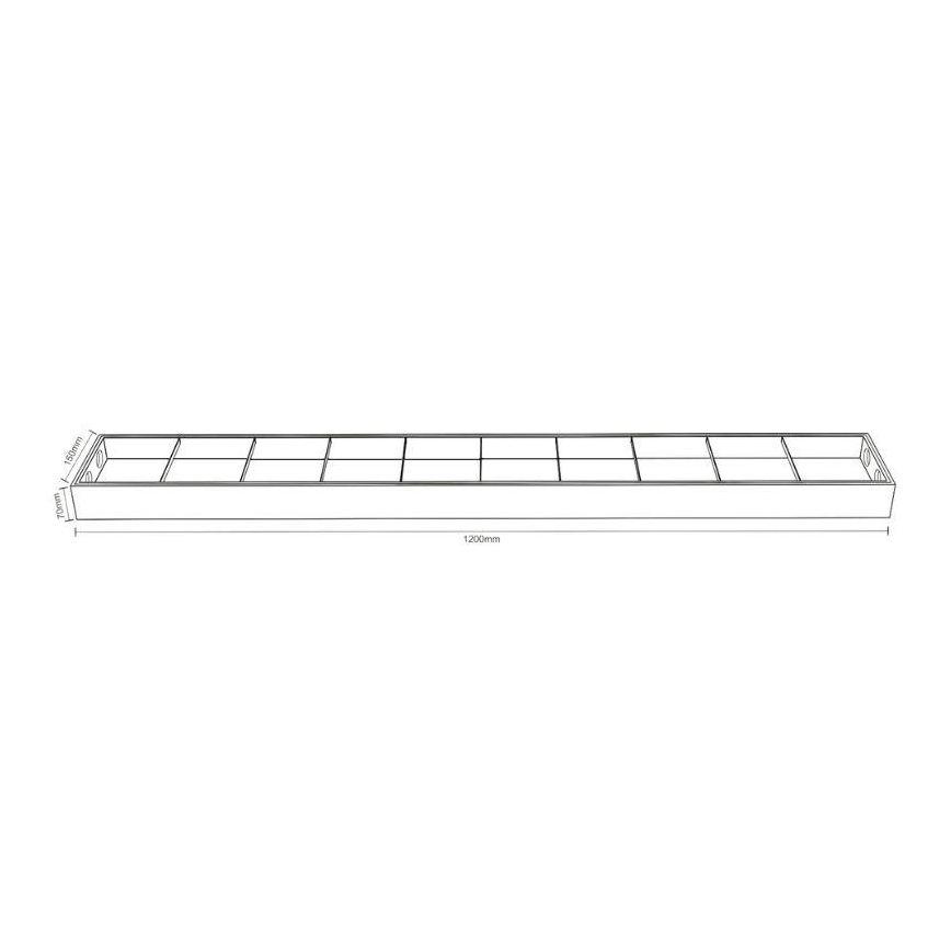 Lámpara fluorescente T8 2xG13/18W/230V 120 cm negro