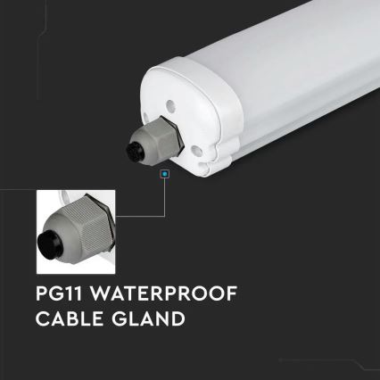 Lámpara fluorescente técnica LED SERIE G LED/36W/230V 6400K 120cm IP65
