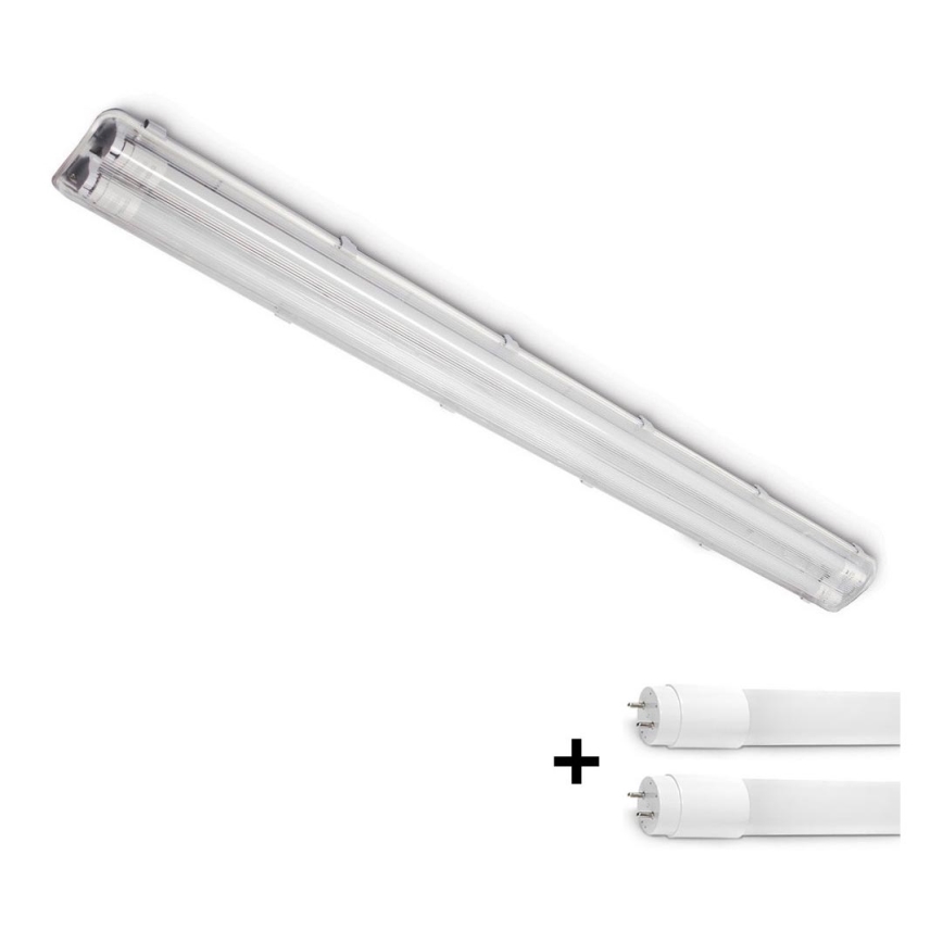 Lámpara fluorescente técnica LED T8 2xG13/18W/230V 6500K IP65