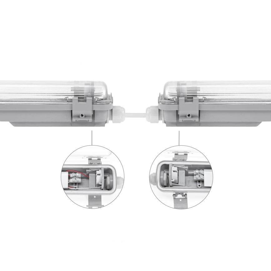 Lámpara fluorescente técnica LIMEA T8 1xG13/20W/230V IP65 120cm