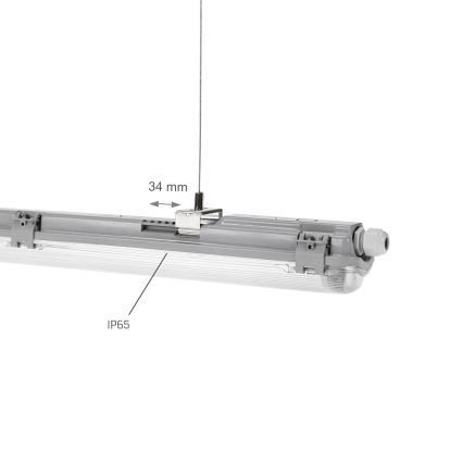 Lámpara fluorescente técnica LIMEA T8 1xG13/20W/230V IP65 120cm