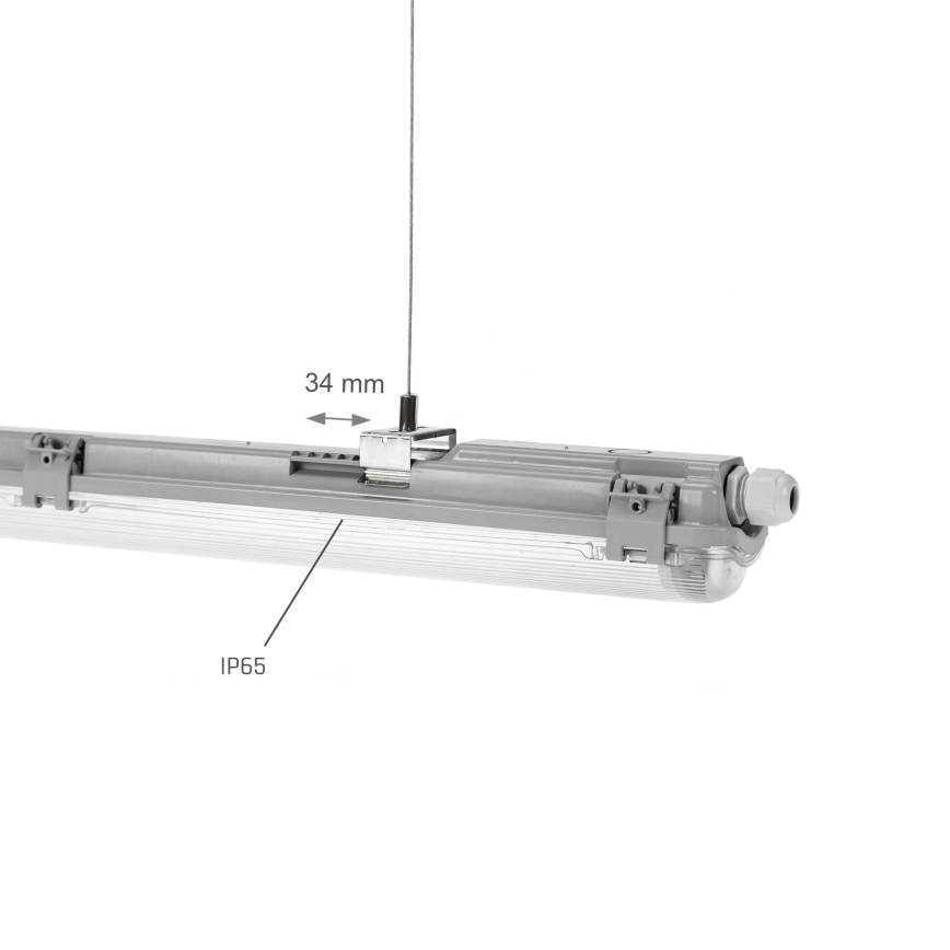Lámpara fluorescente técnica LIMEA T8 1xG13/20W/230V IP65 120cm