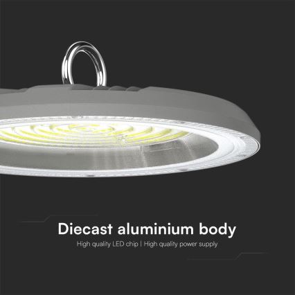 Lámpara industrial LED High Bay LED/100W/230V 3000/4000/6500K IP65 ø 23,5 cm