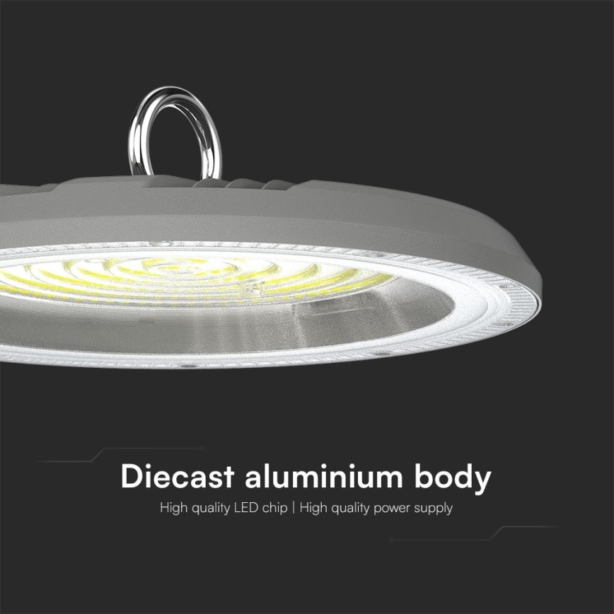 Lámpara industrial LED High Bay LED/100W/230V 3000/4000/6500K IP65 ø 23,5 cm