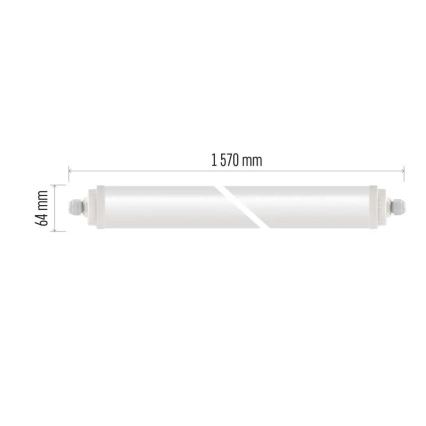 Lámpara industrial LED LED/51W/230V IP65 4000K 157 cm