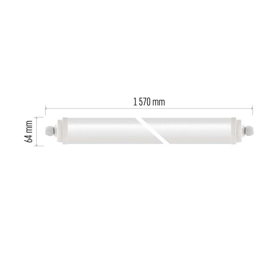Lámpara industrial LED LED/51W/230V IP65 4000K 157 cm