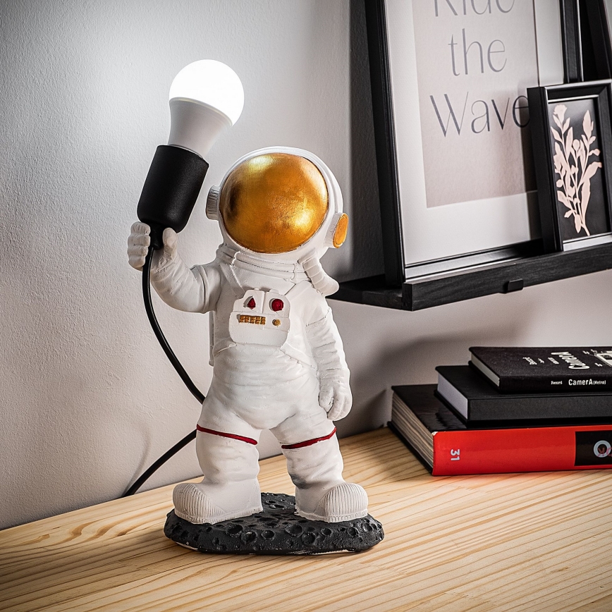 Lámpara infantil ASTRONAUT 1xE27/40W/230V cobre/blanco