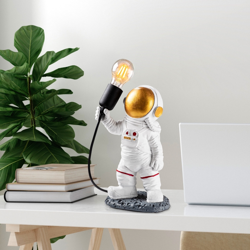 Lámpara infantil ASTRONAUT 1xE27/40W/230V cobre/blanco