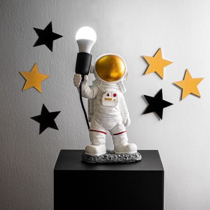 Lámpara infantil ASTRONAUT 1xE27/40W/230V cobre/blanco