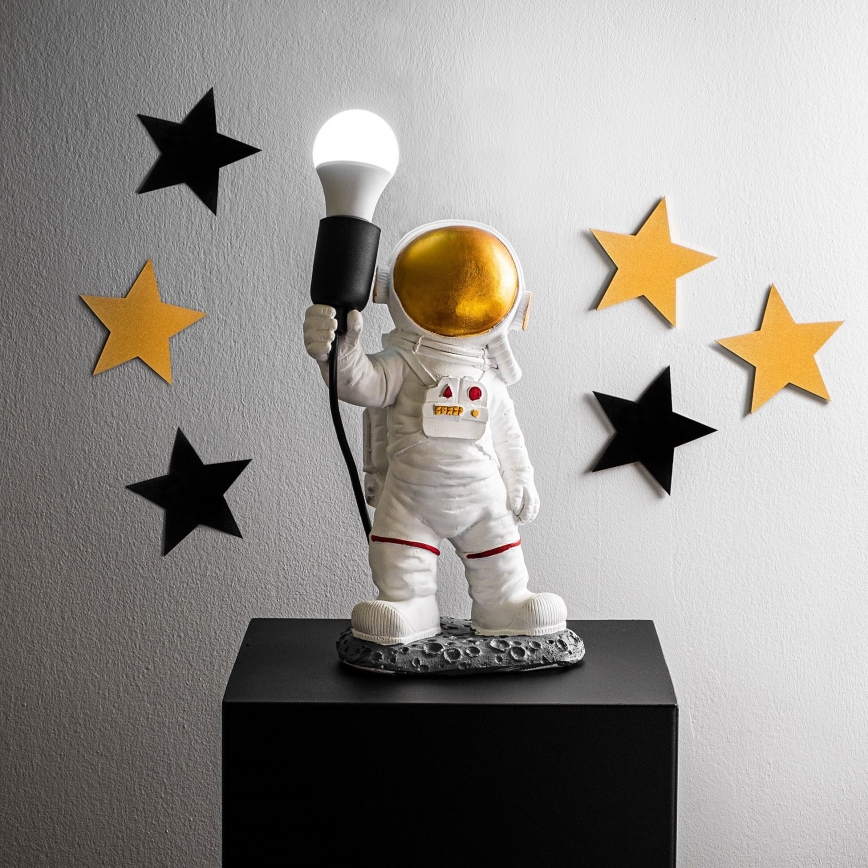 Lámpara infantil ASTRONAUT 1xE27/40W/230V cobre/blanco