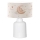 Lámpara infantil CANDY 1xE27/40W/230V blanca/beige