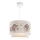 Lámpara infantil CANDY 1xE27/40W/230V blanca/gris