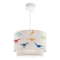 Lámpara infantil CANDY 1xE27/40W/230V blanca/multicolor