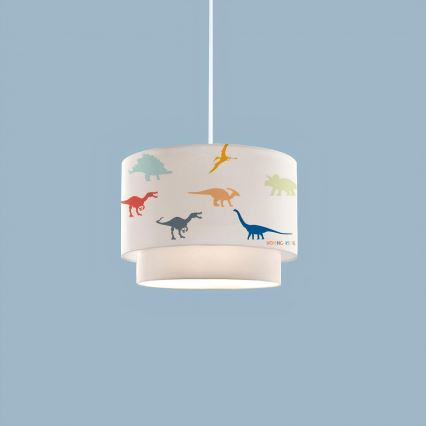 Lámpara infantil CANDY 1xE27/40W/230V blanca/multicolor