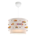 Lámpara infantil CANDY 1xE27/40W/230V blanca/naranja