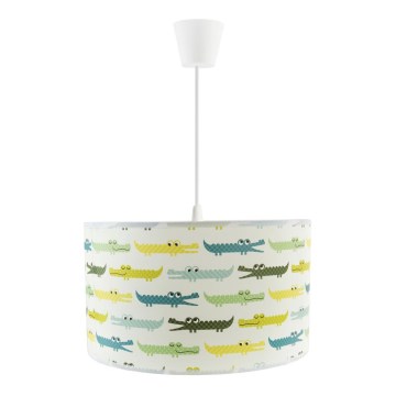Lámpara infantil colgante con cable CROCODILES 1xE27/60W/230V