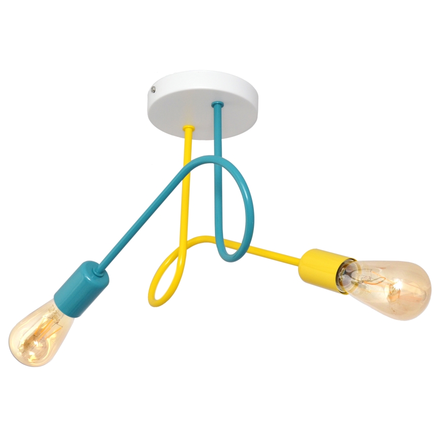 Lámpara infantil de superficie OXFORD 2xE27/15W/230V