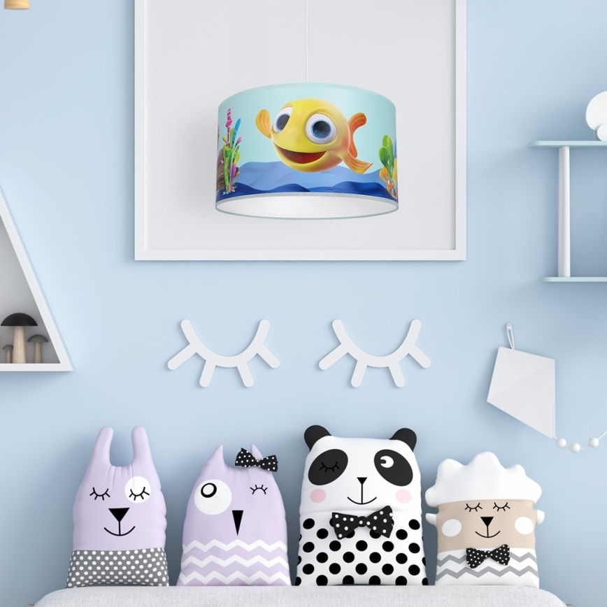 Lámpara infantil FISH 1xE27/60W/230V