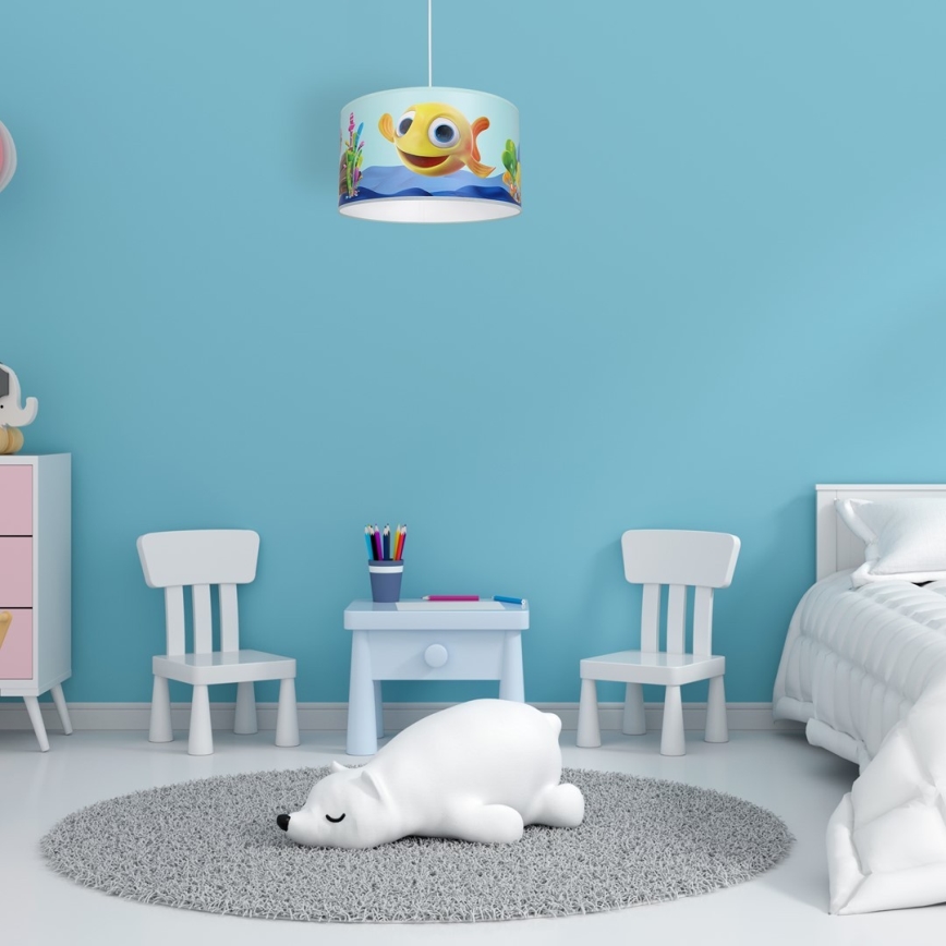 Lámpara infantil FISH 1xE27/60W/230V