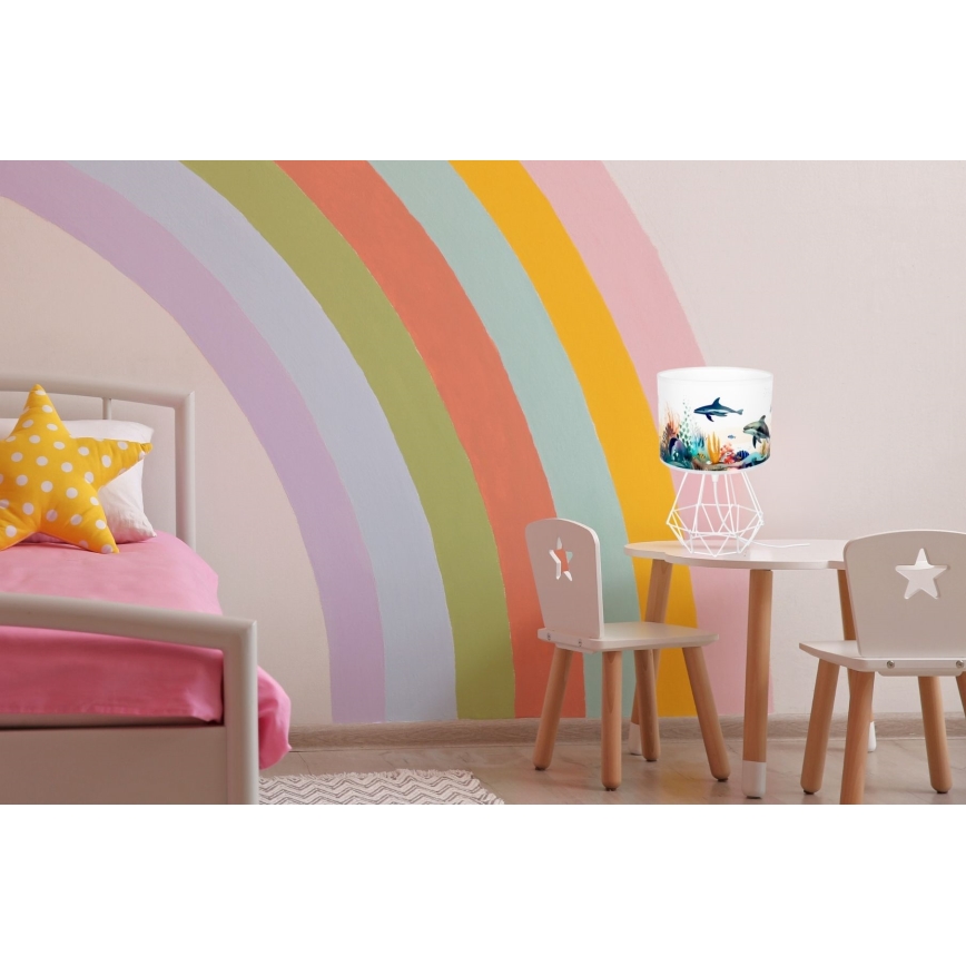 Lámpara infantil OCEAN 1xE27/60W/230V