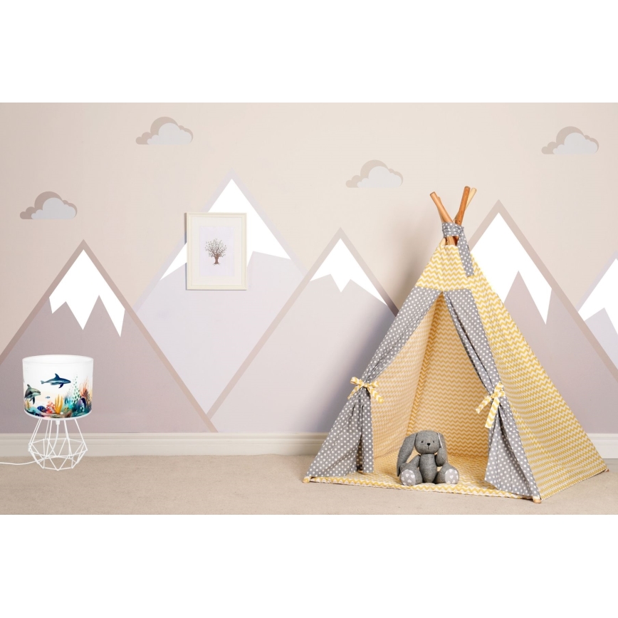 Lámpara infantil OCEAN 1xE27/60W/230V