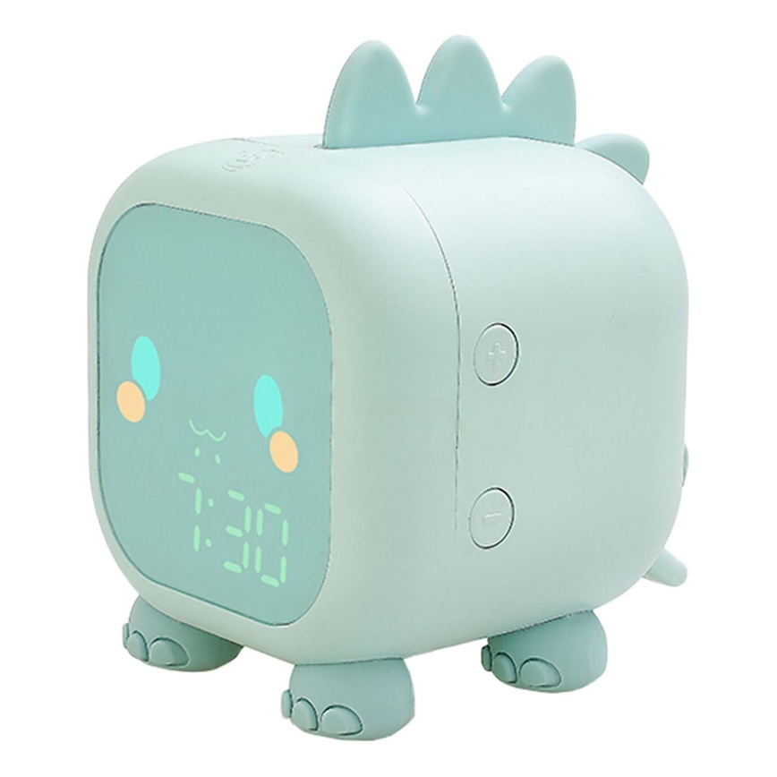 Lámpara infantil pequeña LED RGBW regulable con reloj despertador FILIP LED/1,5W/5V 1500 mAh