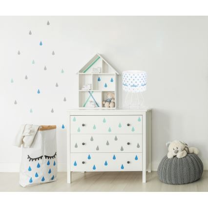 Lámpara infantil PIKKI 1xE27/60W/230V azul