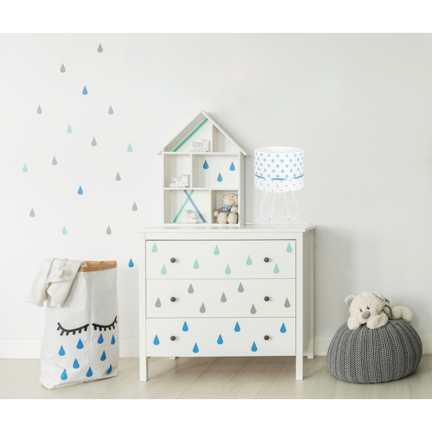 Lámpara infantil PIKKI 1xE27/60W/230V azul