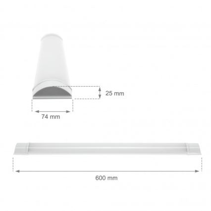 Lámpara LED bajo armarios de cocina VIGA LED/14W/230V 6000K blanco
