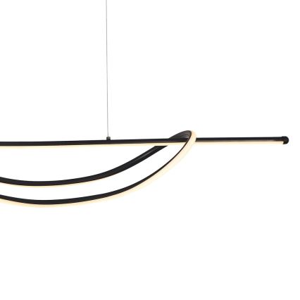 Lámpara LED colgante AMBAR LED/35W/230V negro