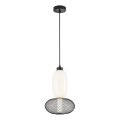 Lámpara LED colgante ARAME LED/15W/230V diá. 22 cm negro