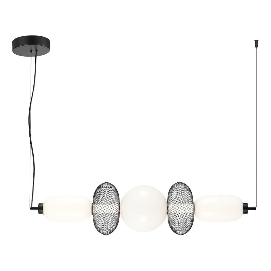 Lámpara LED colgante ARAME LED/32W/230V negro