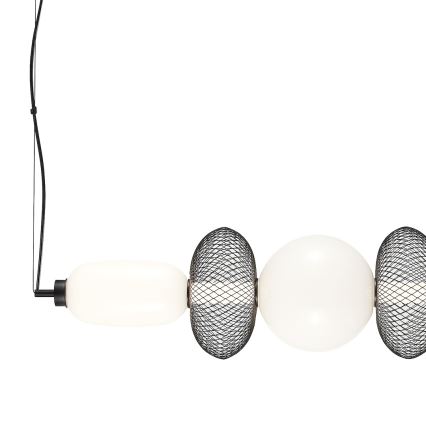Lámpara LED colgante ARAME LED/32W/230V negro