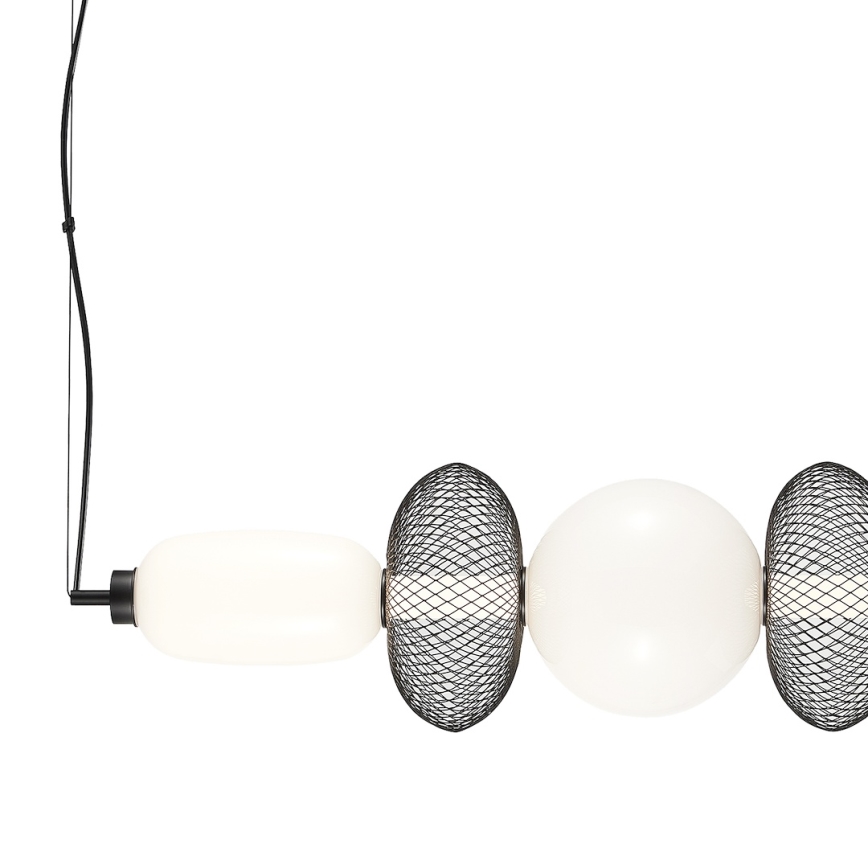 Lámpara LED colgante ARAME LED/32W/230V negro
