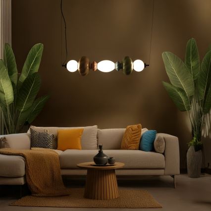Lámpara LED colgante ASCOLI LED/24W/230V colorido