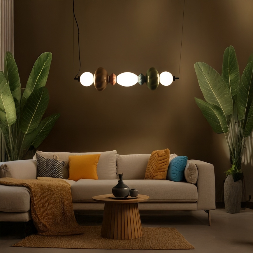 Lámpara LED colgante ASCOLI LED/24W/230V colorido
