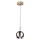 Lámpara LED colgante BALL WOOD 1xGU10/5W/230V roble mate