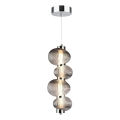 Lámpara LED colgante BOLLA LED/17W/230V diá. 16 cm cromo brillante/ahumado