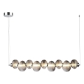 Lámpara LED colgante BOLLA LED/32W/230V cromo brillante/ahumado