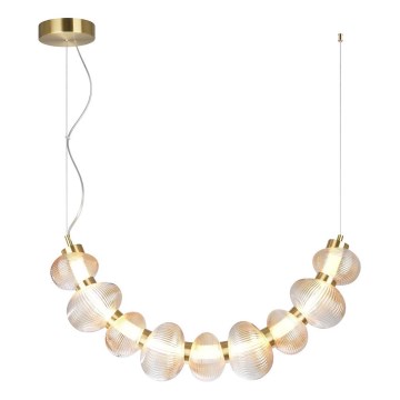 Lámpara LED colgante BOLLA LED/36W/230V dorado/ahumado