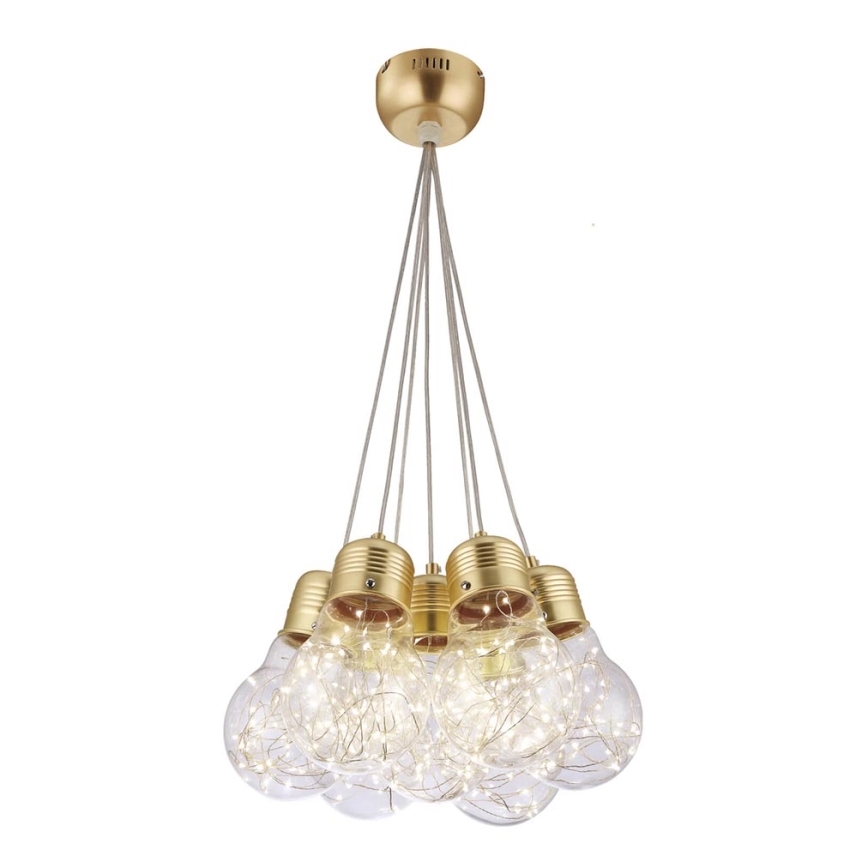 Lámpara LED colgante BULBS LED/30W/230V dorado