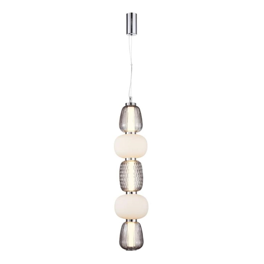 Lámpara LED colgante CARO LED/40W/230V cromo brillante